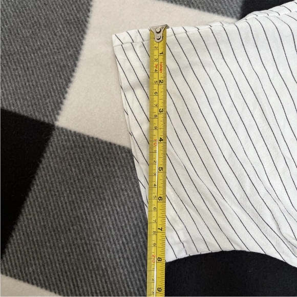 Mango Stripe Maxi Wrap Dress Size 8 - Picture 8 of 14